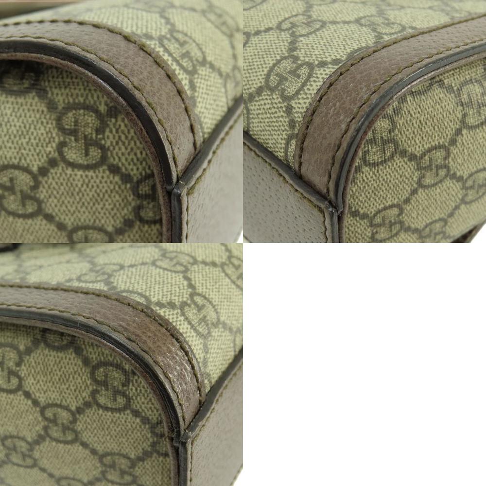 Gucci Ophidia GG 2way Handbag PVC Leather Brown - Picture 9 of 9